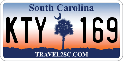 SC license plate KTY169