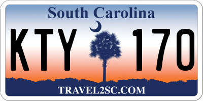SC license plate KTY170
