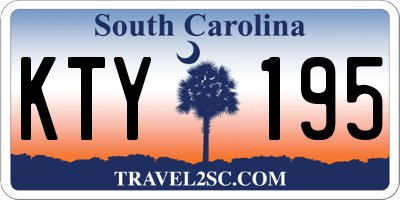 SC license plate KTY195