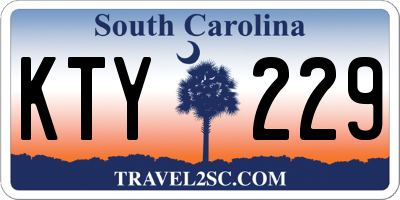 SC license plate KTY229