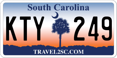 SC license plate KTY249