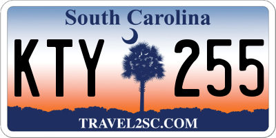 SC license plate KTY255