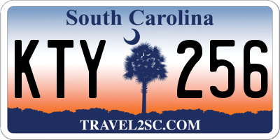 SC license plate KTY256