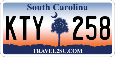 SC license plate KTY258