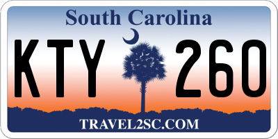 SC license plate KTY260