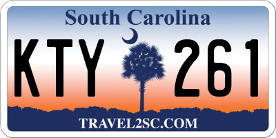 SC license plate KTY261