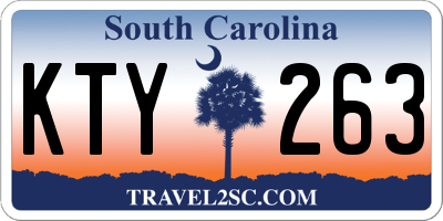 SC license plate KTY263
