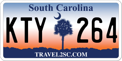 SC license plate KTY264