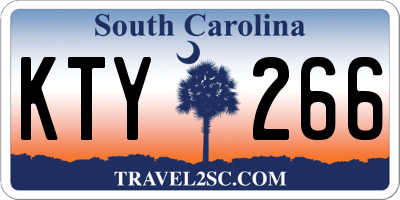 SC license plate KTY266