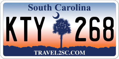 SC license plate KTY268