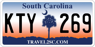 SC license plate KTY269