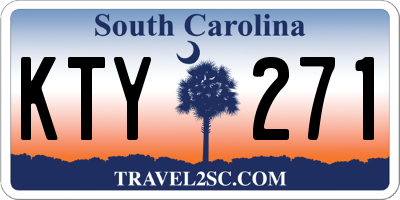 SC license plate KTY271