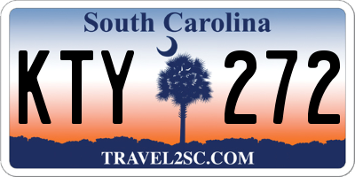 SC license plate KTY272