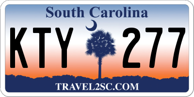 SC license plate KTY277