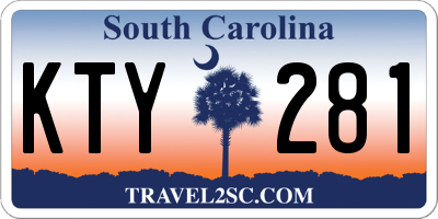 SC license plate KTY281