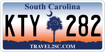 SC license plate KTY282
