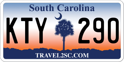 SC license plate KTY290
