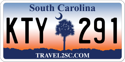 SC license plate KTY291