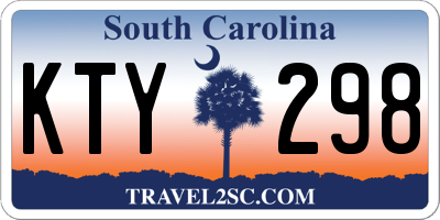SC license plate KTY298