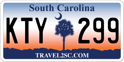 SC license plate KTY299