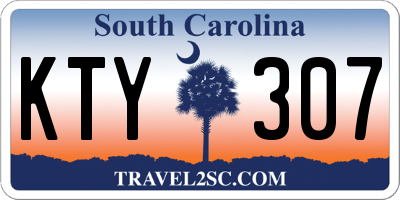 SC license plate KTY307
