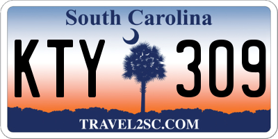 SC license plate KTY309