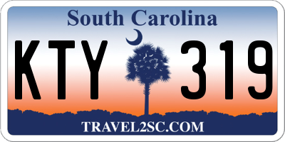 SC license plate KTY319