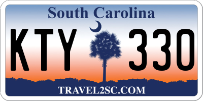 SC license plate KTY330