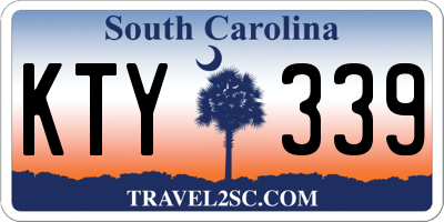 SC license plate KTY339