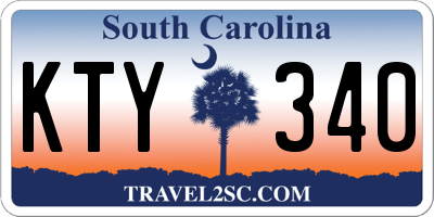 SC license plate KTY340