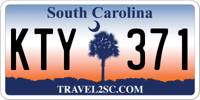 SC license plate KTY371