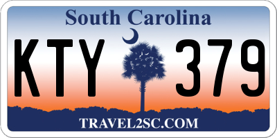 SC license plate KTY379