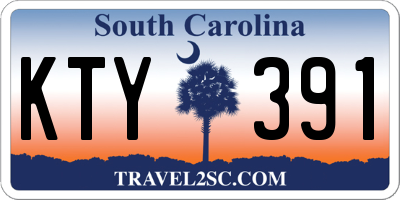 SC license plate KTY391