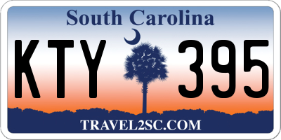 SC license plate KTY395