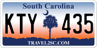 SC license plate KTY435