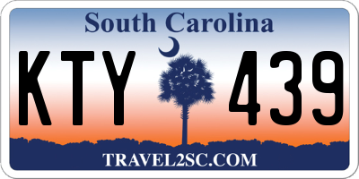 SC license plate KTY439