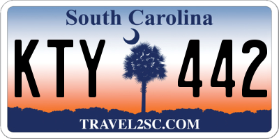 SC license plate KTY442