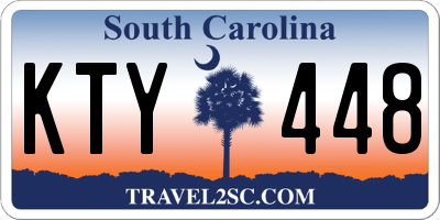 SC license plate KTY448