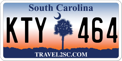 SC license plate KTY464