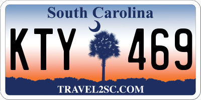 SC license plate KTY469