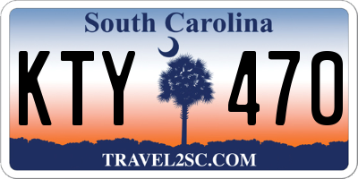 SC license plate KTY470