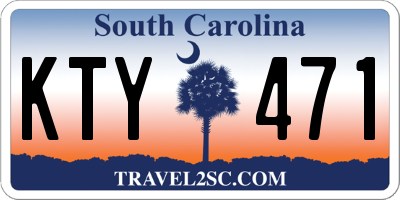 SC license plate KTY471