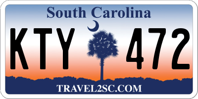 SC license plate KTY472
