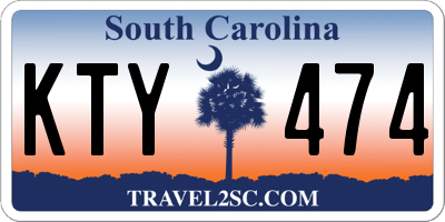 SC license plate KTY474