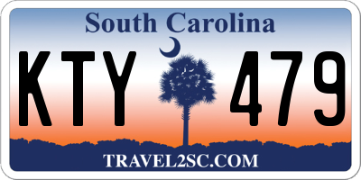 SC license plate KTY479