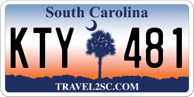 SC license plate KTY481