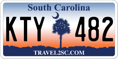 SC license plate KTY482