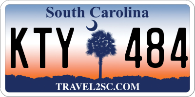 SC license plate KTY484
