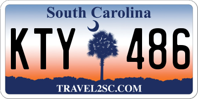SC license plate KTY486