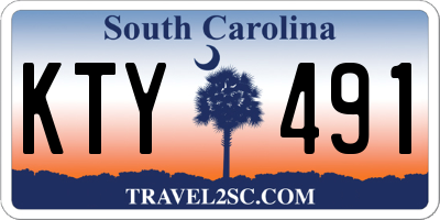 SC license plate KTY491